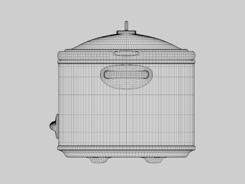 Slow Cooker 3D Model