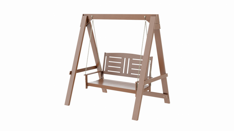 Porch Swing Model 3D .c4d .max .obj .3ds .fbx .stl .blend 