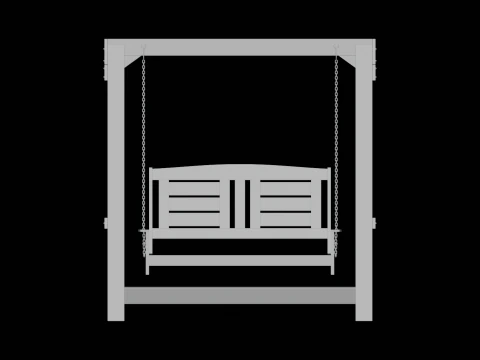 Porch Swing 3D Model