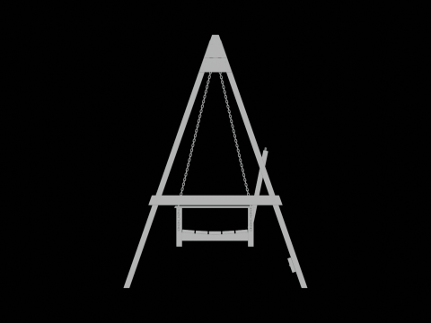 Porch Swing Model 3D