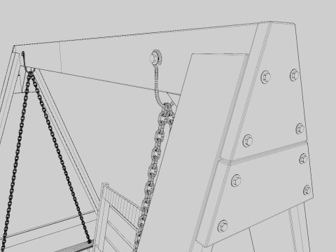 Porch Swing 3D Model