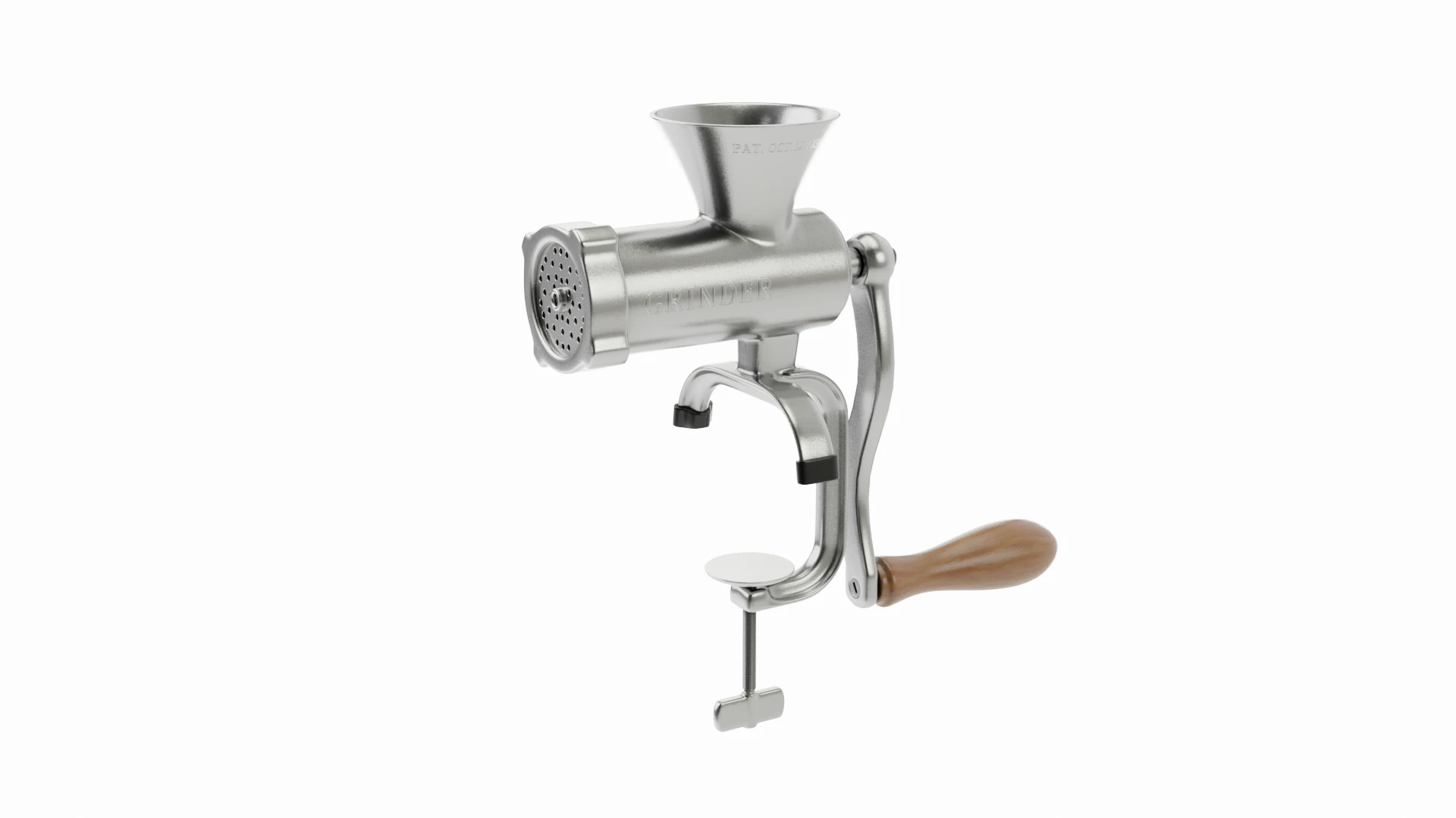 Meat Grinder 3D Model .c4d .max .obj .3ds .fbx .stl .blend 