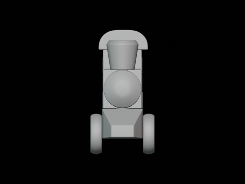 Toy Train 3D 모델