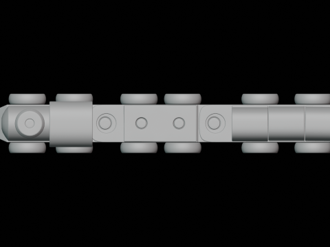 Toy Train 3D 모델
