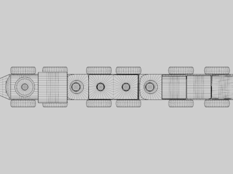 Treno giocattolo Modello 3D