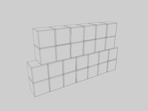Wooden Letter Blocks 3D 모델