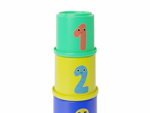 Stacking Cups Toy 3D Model