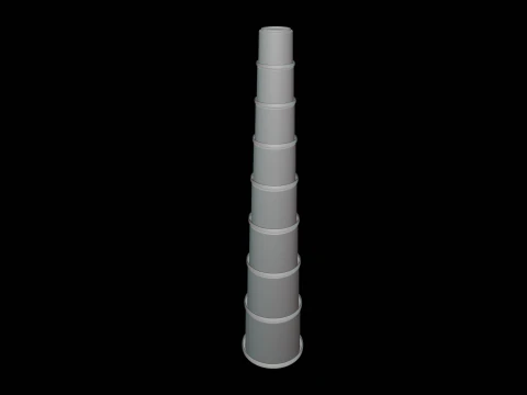Stacking Cups Toy 3D Model