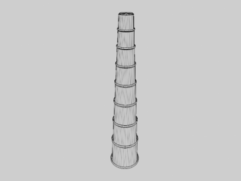 Stacking Cups Toy 3D मॉडल