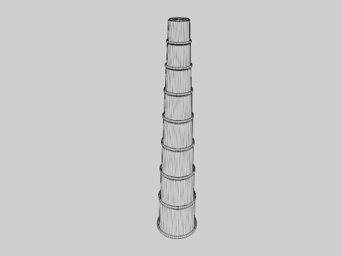 Stacking Cups Toy 3D Model