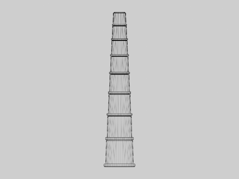 Stacking Cups Toy 3D मॉडल