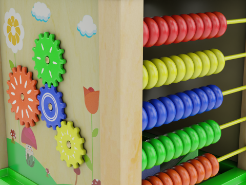 Activity Cube 3D 모델