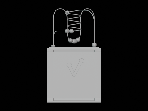 Activity Cube 3D 모델