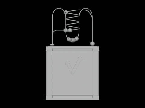 Куб активності 3D Модель