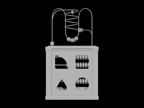 Activity Cube 3D 모델