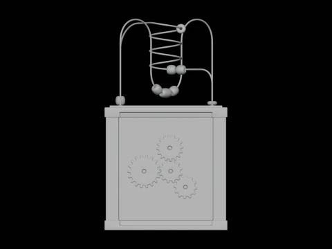 Куб активності 3D Модель