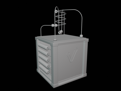 Activity Cube 3D 모델