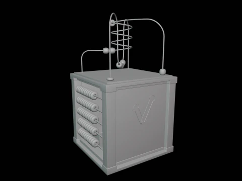 Куб активності 3D Модель