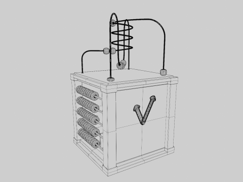 Activity Cube 3D 모델