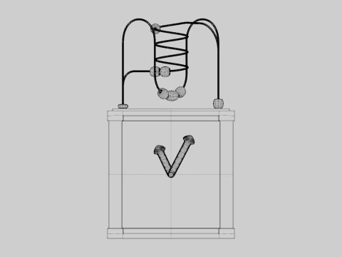Куб активності 3D Модель