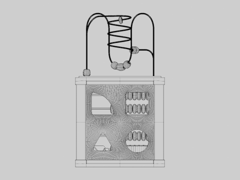 Activity Cube 3D 모델