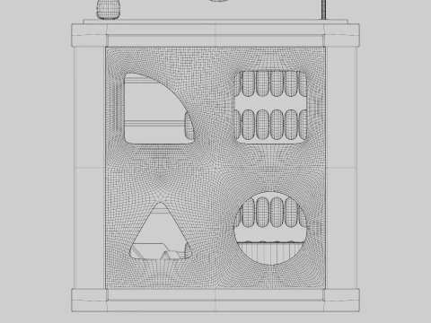 Куб активності 3D Модель