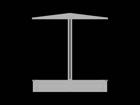 Sandbox with Canopy 3D मॉडल