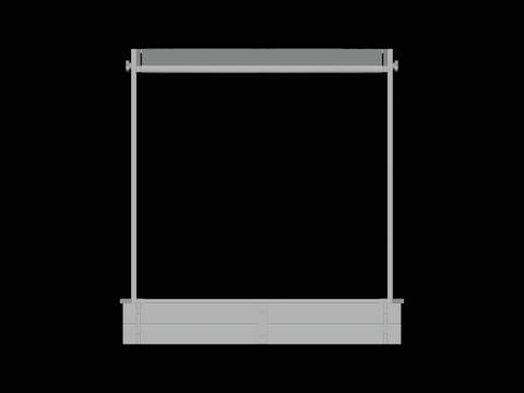 Sandbox with Canopy 3D मॉडल