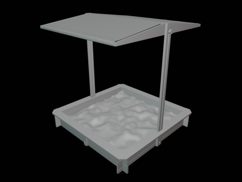 Sandbox with Canopy 3D मॉडल