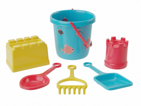 Beach Toys 3D 模型