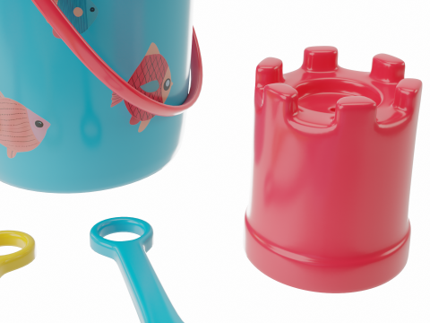 Beach Toys 3D 모델