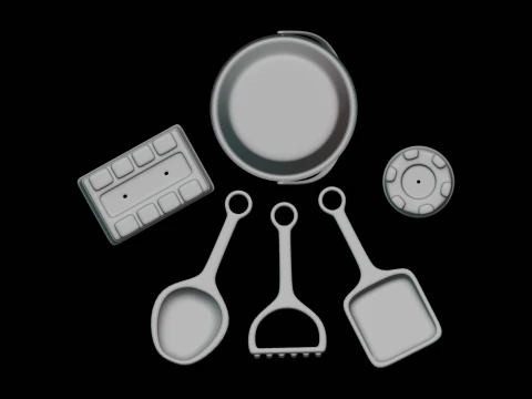 Beach Toys 3D Model