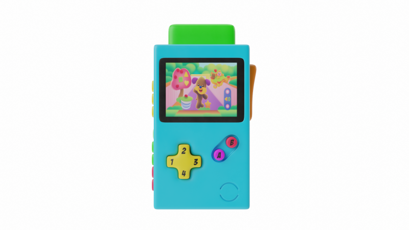 Little Gamer Toy 3D मॉडल .c4d .max .obj .3ds .fbx .stl .blend