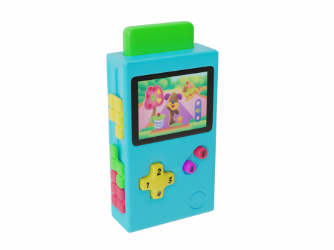 Little Gamer Toy 3D मॉडल