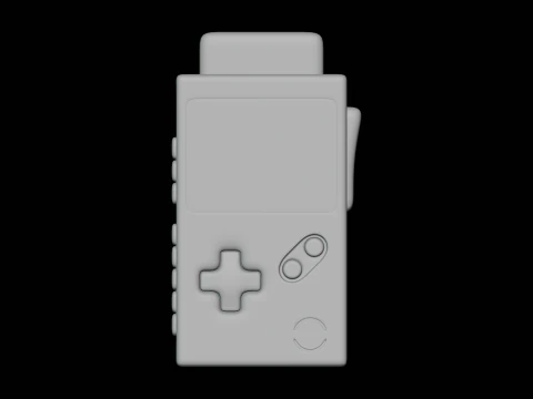 Little Gamer Toy 3D Model
