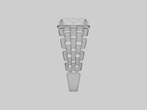 Silver Amethyst Ring 3D Модель
