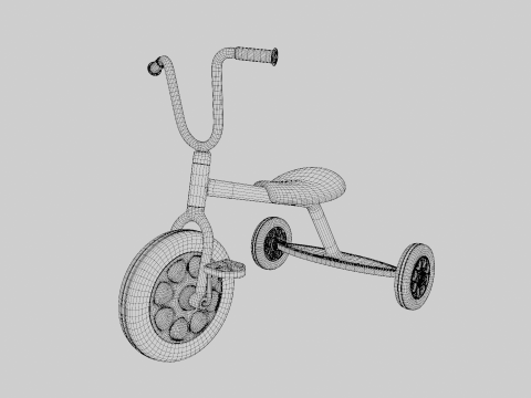 Turbo Bebe Tricycle Modelo 3D