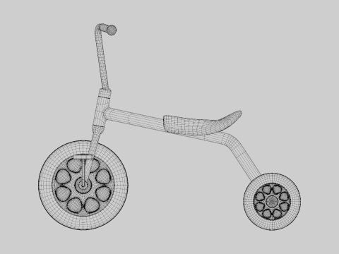 Turbo Bebe Tricycle Modelo 3D