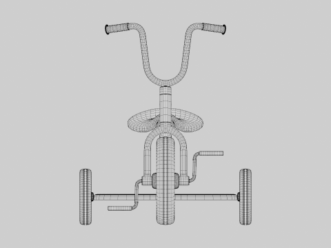 Turbo Bebe Tricycle Modelo 3D