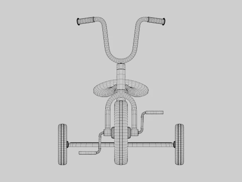 Turbo Bebe Tricycle 3D Model