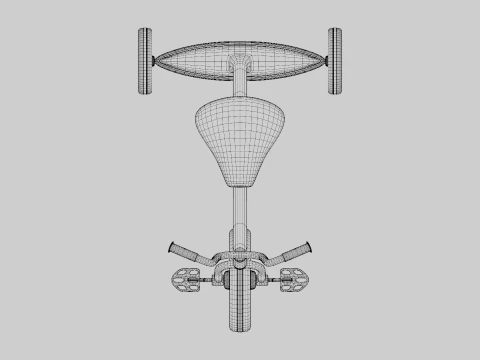 Turbo Bebe Tricycle 3D Model
