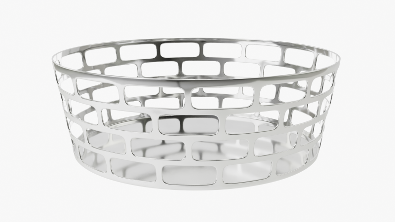 Decoro portafrutta in metallo Modello 3D .c4d .max .obj .3ds .fbx .stl .blend 