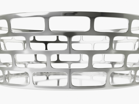 Decoro portafrutta in metallo Modello 3D