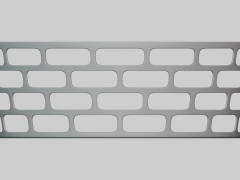 Decoro portafrutta in metallo Modello 3D