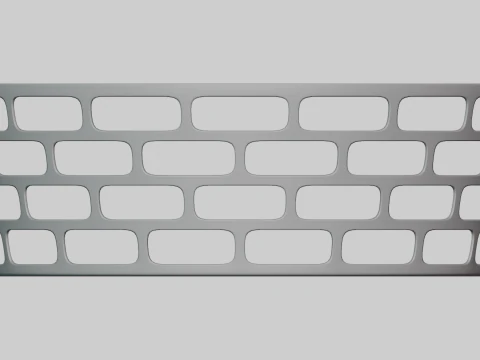 Decoro portafrutta in metallo Modello 3D