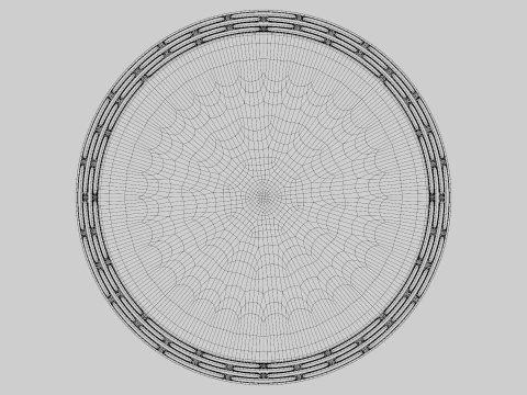 Decoro portafrutta in metallo Modello 3D