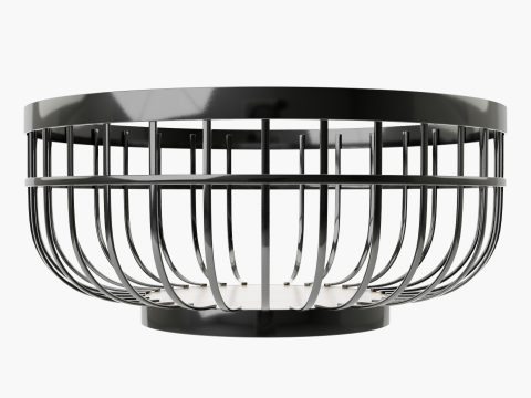 Decoro portafrutta in metallo Modello 3D