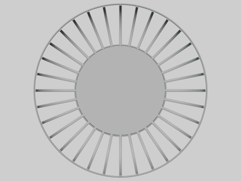 Decoro portafrutta in metallo Modello 3D