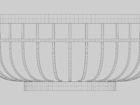 Decoro portafrutta in metallo Modello 3D