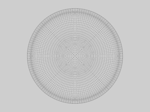 Decoro portafrutta dal design semplice in metallo Modello 3D